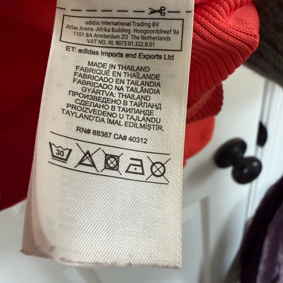 Adidas Stella McCartney Vibrant Red Jacket - Picture 5 of 5